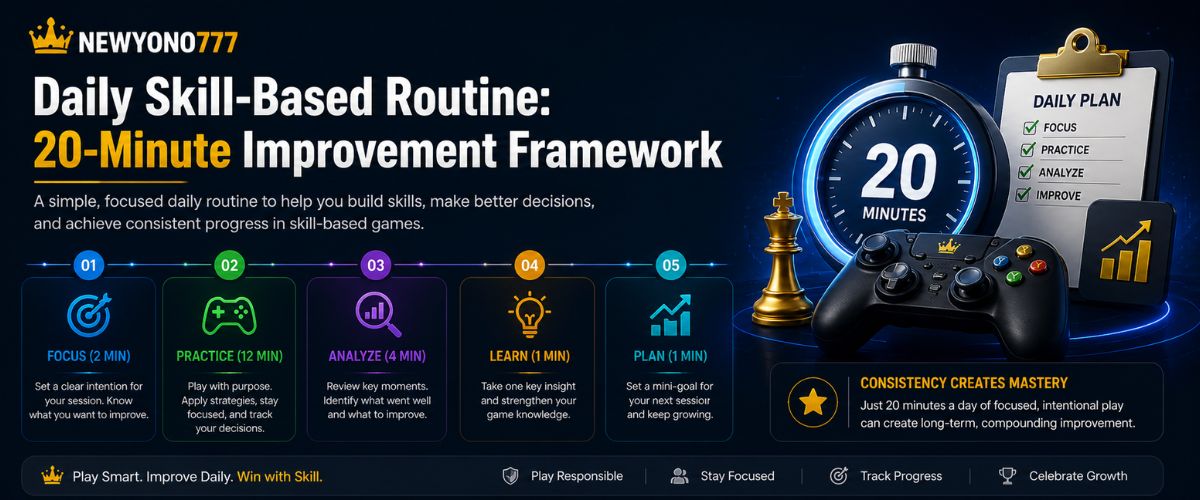 Daily Skill-Based Routine: 20-Minute Improvement Framework featured image
